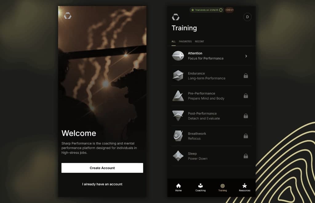 SharpPerformance — Mental resilience training for first responders & military