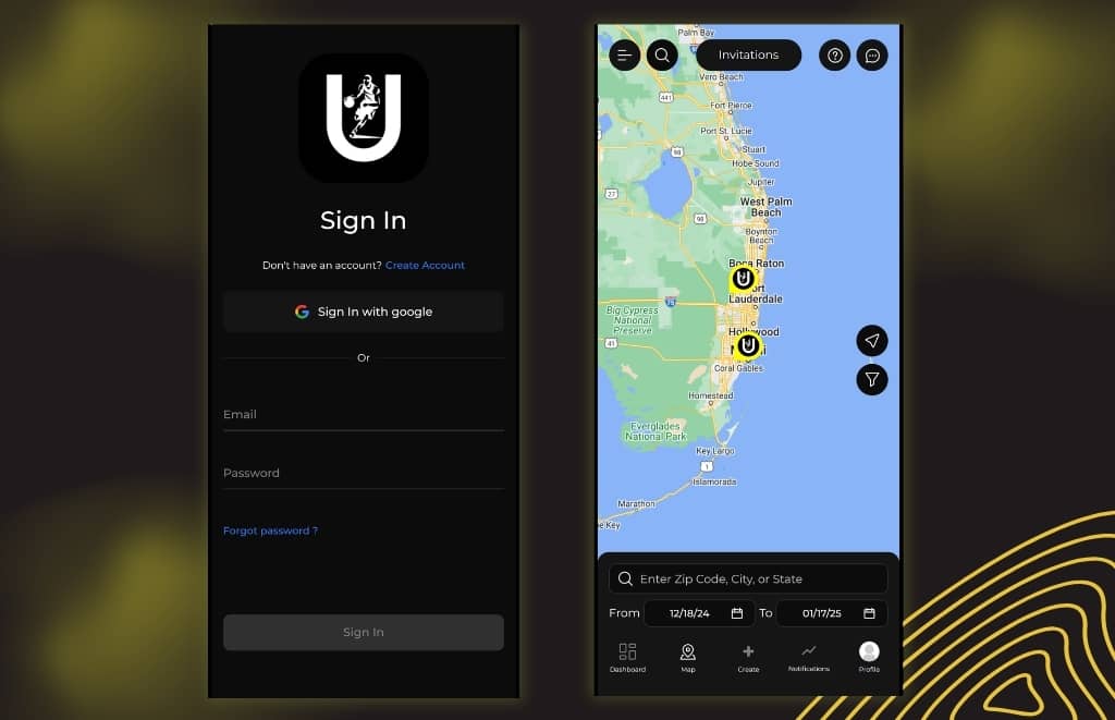 UTrain — Mobile & web platform connecting basketball coaches, athletes, and parents